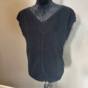 Workshop Republic Clothing Black Knit Top